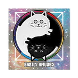 Schrodinger's Yin Yang  - Spinning Cat Pin - Pin - Easily Amused - 3