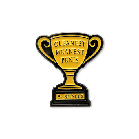 Biggie Trophy - Cleanest Meanest pin - Pin - Easily Amused