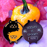 Schrodinger's Yin Yang  - Fall Variant - Pin - Easily Amused - 3